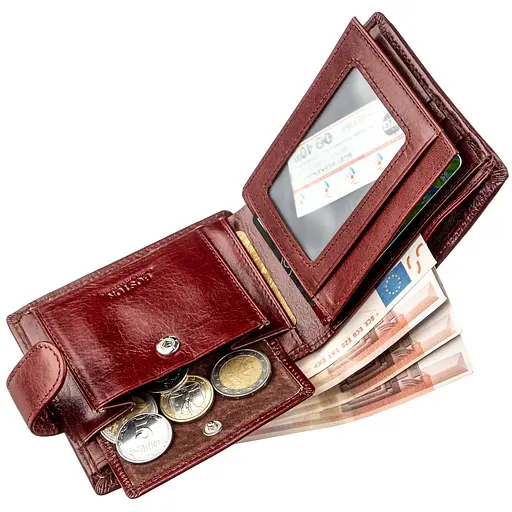 Чоловічий шкіряний гаманець Boston 13х10 см acs0015748 - фото 5