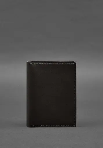 Кожаная обложка-органайзер для документов 6.1 темно-коричневый краст - фото 2