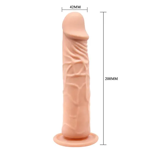 Фалоімітатор Barbara 7.8 '' Calvin Flesh 20 см тілесний - фото 4