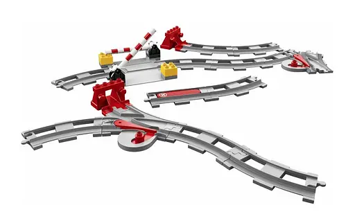 Уценка. Конструктор LEGO DUPLO Town Рельсы, 23 детали (10882) - фото 3