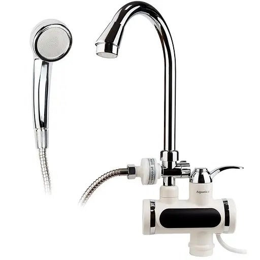 Кран-водонагрівач проточний Aquatica JZ-6C141W 3.0 кВт (9793203) - фото 1