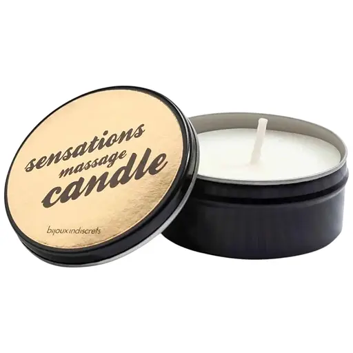 Масажна свічка Bijoux Indiscrets Scented Massage Candle, жасмин-троянда 35 г