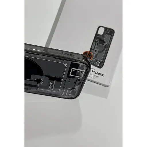 Чохол оригінальний протиударний Spigen Ultra Hybrid Crystal MagSafe для iPhone 14 Plus/15 Plus Zero One ACS06664 - фото 9