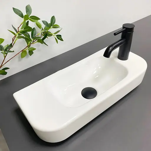 Умивальник VBI Aprilia L white підвісний VBI-015608, Білий - фото 1