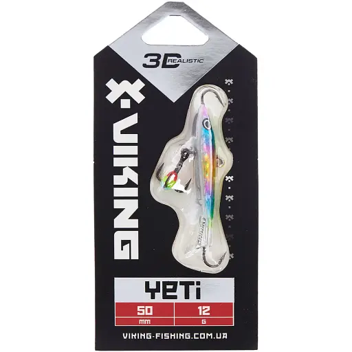 Балансир Viking Fishing Yeti Ice Jig 50mm 12.0g #16 European Values - фото 2