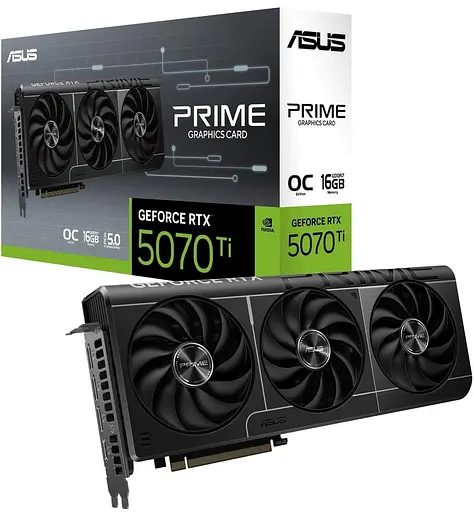 Видеокарта ASUS RTX 5070 Ti 16GB PRIME OC Edition (PRIME-RTX5070TI-O16G) (GDDR7, 256 bit, PCI-E v5.0 x16) - фото 9