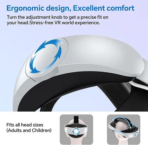 Ремінець на голову, сумісний з Quest 3, акумулятор ємністю 10000 мАг - фото 4