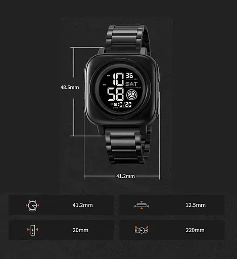 Годинник чоловічий наручний спортивний Skmei 2131 (Зелений камуфляж) - фото 4