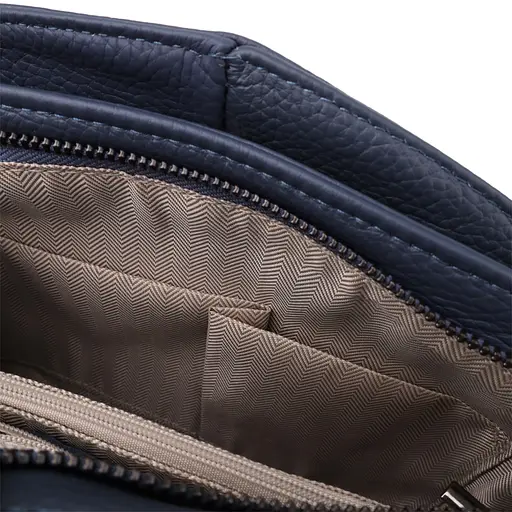 Сумка на плечо из натуральной кожи для женщин Vintage 22х18х11 см 000315856 - фото 9