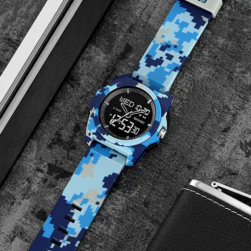 Наручний годинник чоловічий 2199CMAF Air Force Camouflage Skmei acs0030155 - фото 5