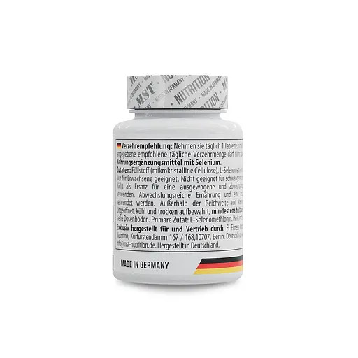 Селен MST Selen 200 mcg, 90 таблеток для поддержания здоровья волос и ногтей - фото 3