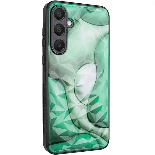 TPU+PC чехол Prisma BubbleGum для Samsung Galaxy A56 5G 3D Green
