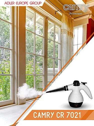 Пароочиститель ручной Camry CR 7021 3,5 bar, 1500w, 350мл - фото 10