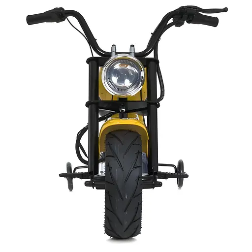 Електромобіль дитячий Мотоцикл M 6016AL-6 36V USB Bluetooth TF шкіра жовтий - фото 5