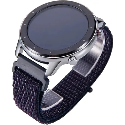 Ремешок DK CDK для Garmin Forerunner 255 / 255 Music 22mm Nylon Sport Loop (012416) (indigo) - фото 4