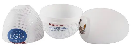 Мастурбатор яйцо Tenga Egg Hard Boiled Misty белый - фото 7