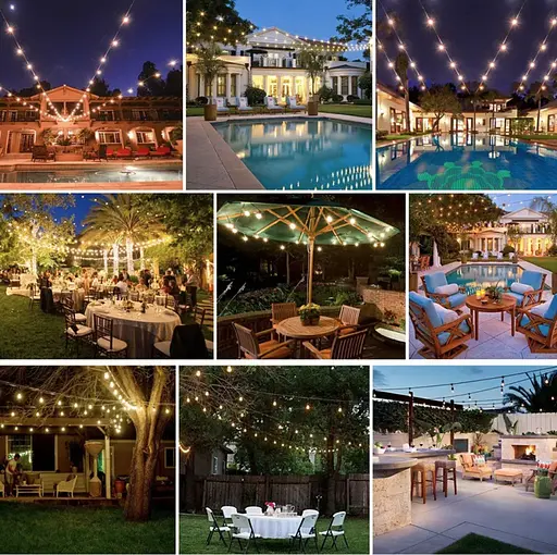 Премиум LED гирлянда Ретро 5 м солнечная панель - фото 3