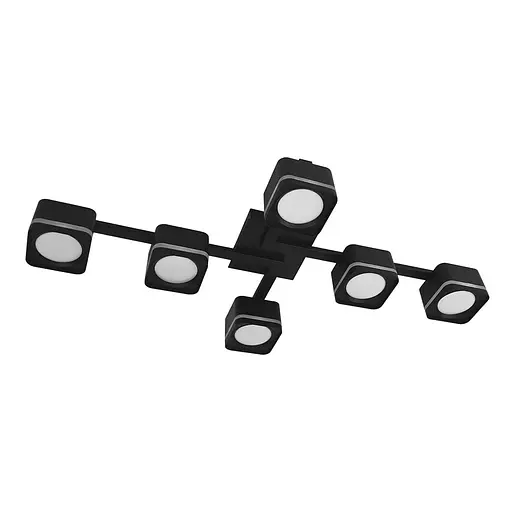 Світильник стельовий Ardero ML495-6 під лампу чорний - фото 1