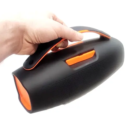 Минидинамик Bluetooth с микрофоном BT-K21 мощный звук компактный дизайн USB 3.5 мм AUX Bluetooth TF Card 10 Вт Черный - фото 2