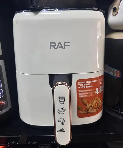 Аэрофритюрница RAF Air Fryer R.5362 сенсорная безмасляная 4.8 л 1500 Вт Белая - фото 3