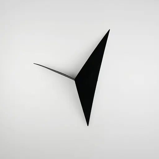 Чорне бра, що нагадує силует пташки 20х20 см Арт. W 58/1 BK Line F - фото 7