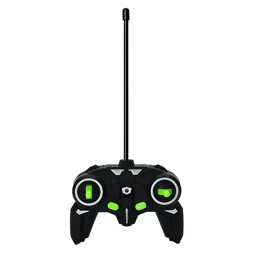 Радіокерована машинка 4x4 з роликами, підсвіткою та акумулятором, 21 см, червоний - фото 2