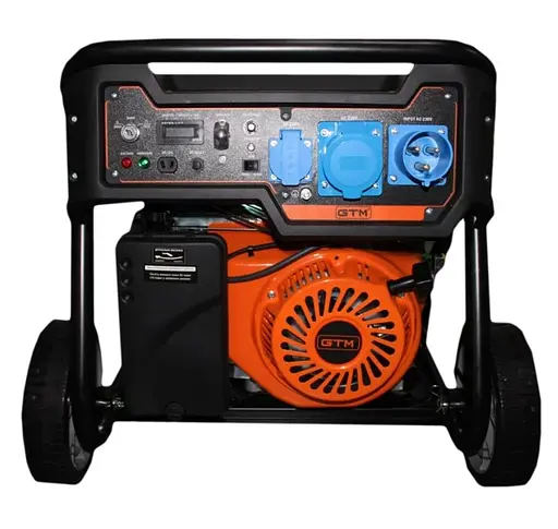 Генератор бензиновий GTM 5.0/5,5 кВт, однофазний, ручний/електро/авто запуск із вбудованим АВР (DK5500-L) - фото 2