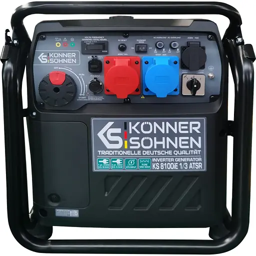 Инверторный бензиновый генератор Konner&Sohnen KS 8100iE 1/3 ATSR [139399] - фото 2