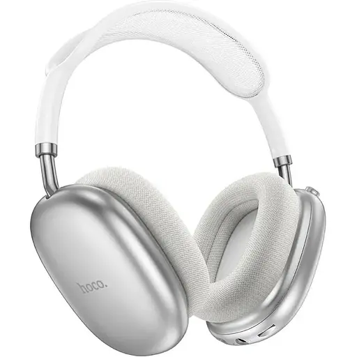 Навушники Hoco Bluetooth W55 Pleasing BT headphones білі сріблясті