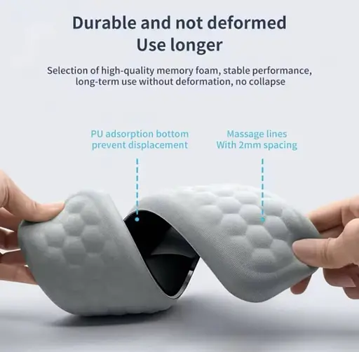 Килимок для клавіатури Joy 440х80х20 мм білий (hub_fx71kr) - фото 3