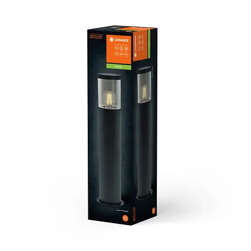 LEDVANCE Cвітильник стовпчик E27 49см ENDURA CLASSIC EBRO чорний - фото 3