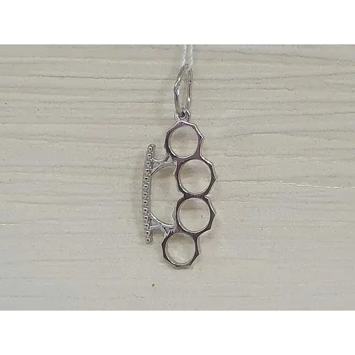 Срібна підвіска Vegas Кастет. 30060Р - фото 2