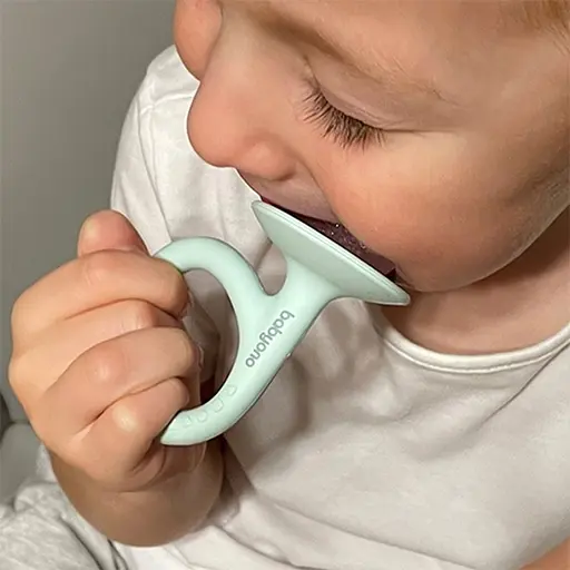 Прорізувач для зубів BabyOno Равлик силіконовий зелений (1597/01) - фото 3