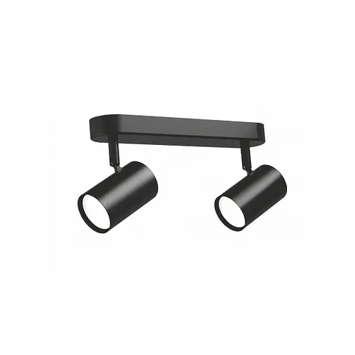 Світильник Videx під лампу 2xGU10 накладний поворотний чорний VL-SPF05B-BPB - фото 2