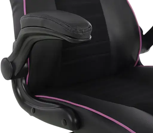 Геймерское кресло GT Racer черное с фиолетовым (X-2760 Black/Violet) - фото 7