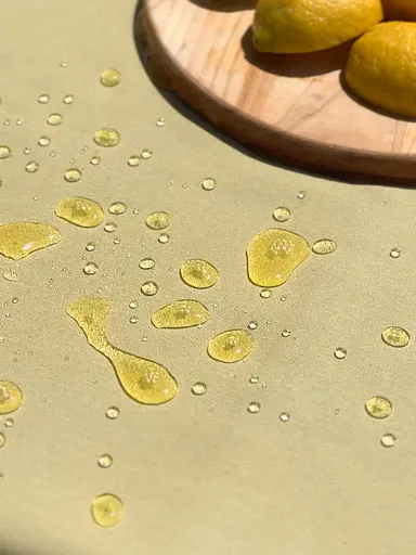 Водовідштовхувальна скатертина Оливковий однотон 340х140 см (+ 7 серветок 30х40) - фото 8