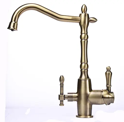 Змішувач для кухні під осмос Globus Lux GLLR-1000-9-Bronze Бронза - фото 2