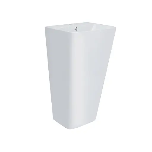 Умивальник підлоговий Qtap Tern 440x380x830mm White QT1711G302WN, Білий - фото 3