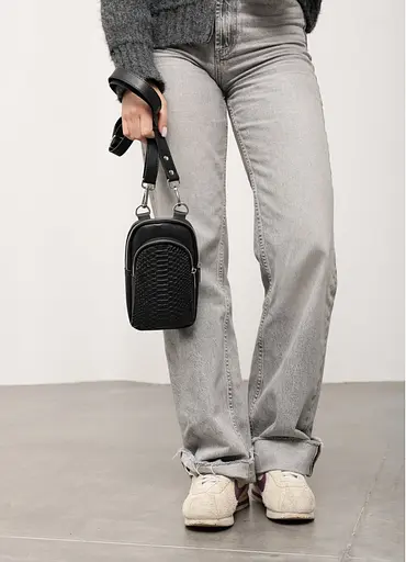 Женская сумка Sambag Modena с принтом крокодила 19 х 11 х 3 см (96193070) - фото 4