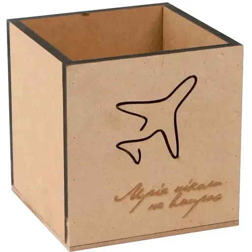 Стакан Rosa Talent Мрія МДФ 10х10х10 см