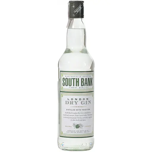 Джин South Bank London Dry Gin 37.5% 1л