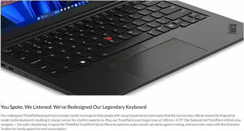 Ноутбук Lenovo ThinkPad X1 Carbon Gen 12 (21KC000MUS) - фото 4