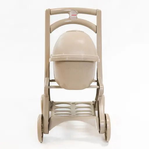 Коляска для ляльок з люлькою Doloni 0121/02eco бежевий - фото 2