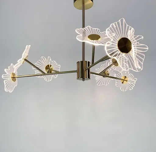 Сучасна люстра у флористичних мотивах Line.F C 10/9 - фото 9