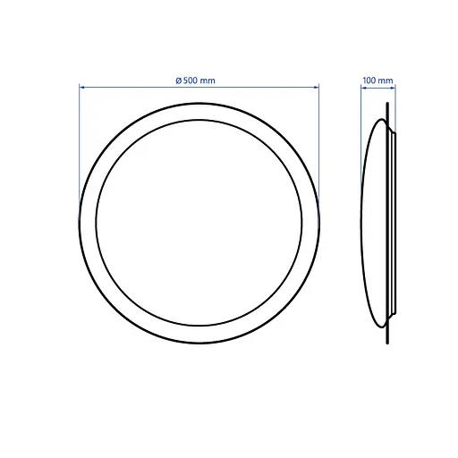 Світлодіодній накладний світильник Feron AL6010 SIRIUS 72Вт - фото 2