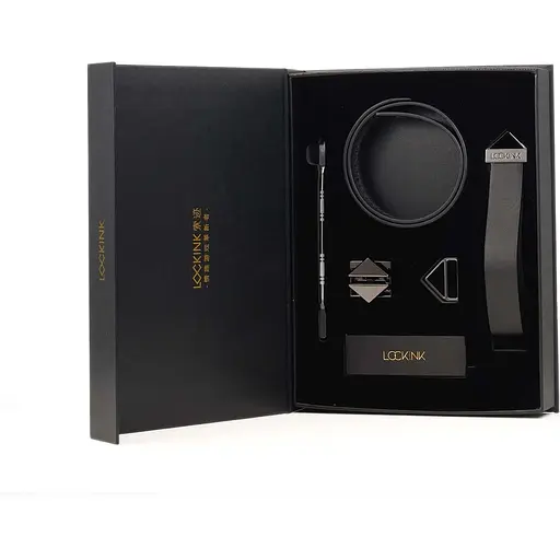 Поводок Lockink Tied Collar With Leash Set - Black