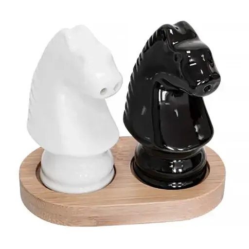 Набор для соли и перца Krauff №8 черно-белый (21-275-028)  