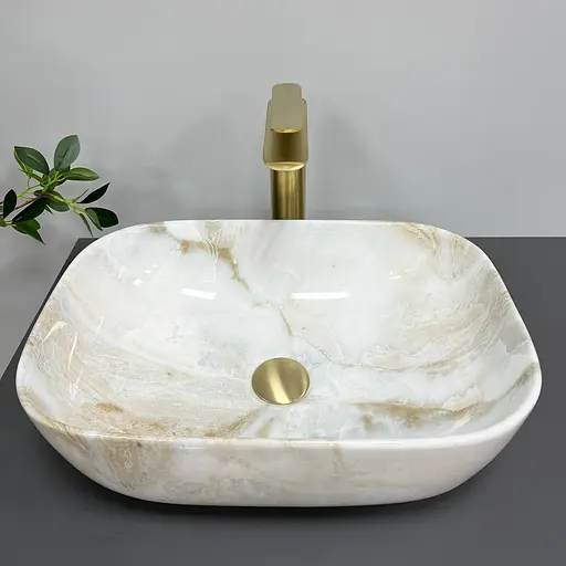 Умивальник VBI Ravenna Labradorite накладний VBI-011212, Мармур - фото 2