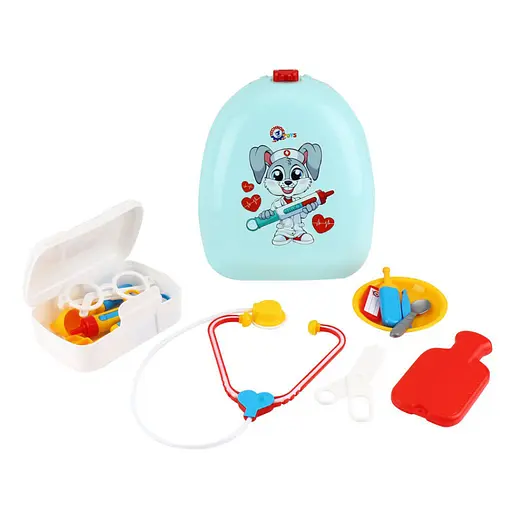 Іграшка "Набір лікаря в рюкзаку" ТехноК 8638, 13 предметів - фото 4