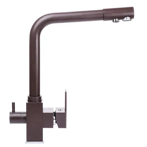 Змішувач для кухні під осмос Globus Lux GLLR-0100-6-Marone Коричневий - фото 3
